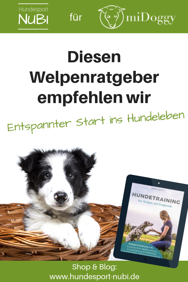 Hundetraining für Welpen und Junghunde, Buch Rezension - Hundeblog Hundesport Nubi